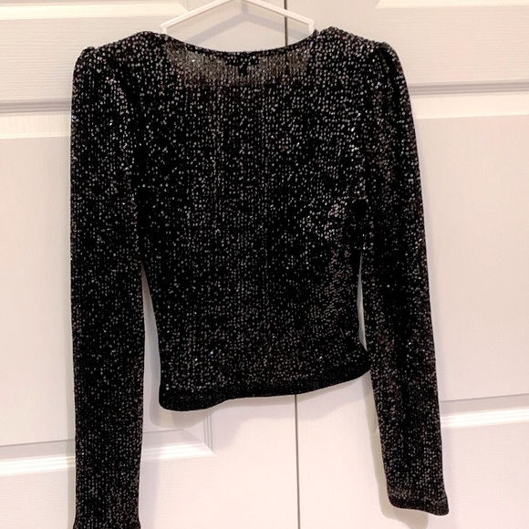 Dynamite| sparkle beautiful party top (size: S) - Picture 2 of 8